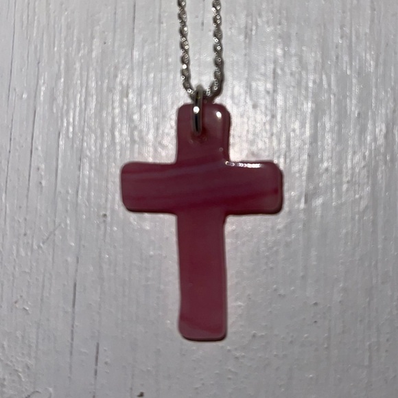 Jewelry - Stained Glass Cross Necklace